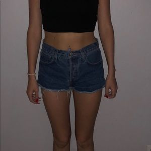 Brandy Melville high waisted denim shorts